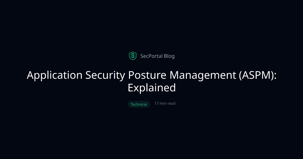 Application Security Posture Management (ASPM): Explained