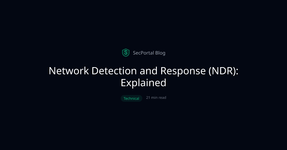Network Detection and Response (NDR): Explained